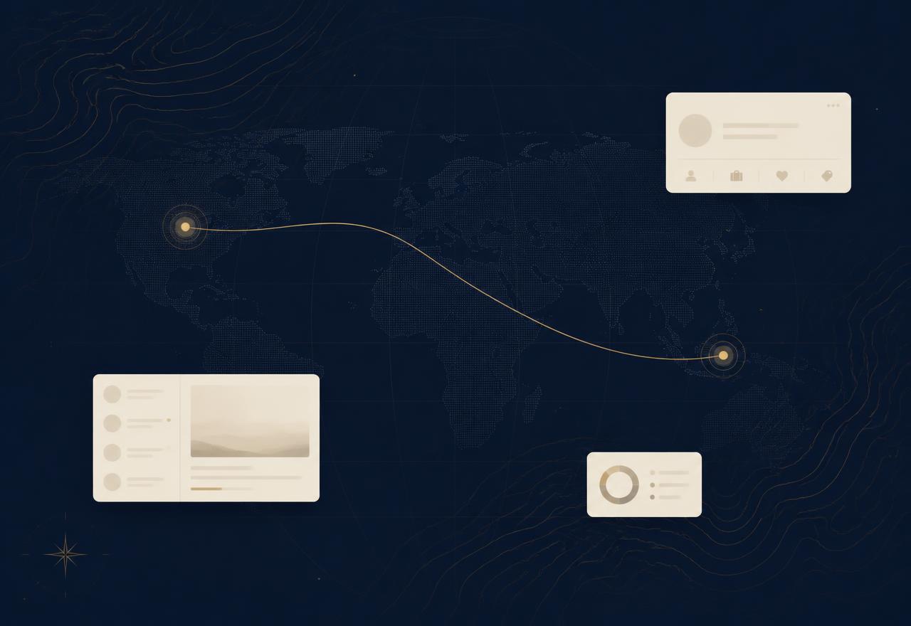 Tripceler — Travel · Website + CRM cover